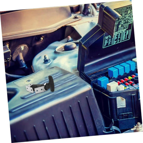Elastic T Handle Draw Latches With Rubber Hood Catch Bracket for vehicle toolboxes in engine compartment