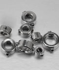 S Stainless Steel Shaft Collars Depth Stop Kit Screw Adjust Heavy Machinery Auto Robotics Gears Shafts Limiting Collars Easy Install Locked Down Tight Pros Quality Hardware Industrial Reliable Machines Hold Up Tough Demands Failure On Site, set of 8