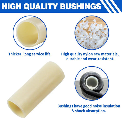 High quality nylon bushings for Heavy Duty Trailer Axle Shackle Bolt Kit For Tandem Axle Systems Three And One Eighth Inch Shackle Straps