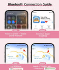 Bluetooth connection guide for Slick Portable Bluetooth Label Maker With Wireless Tape, Compact Handheld Sticker Printer