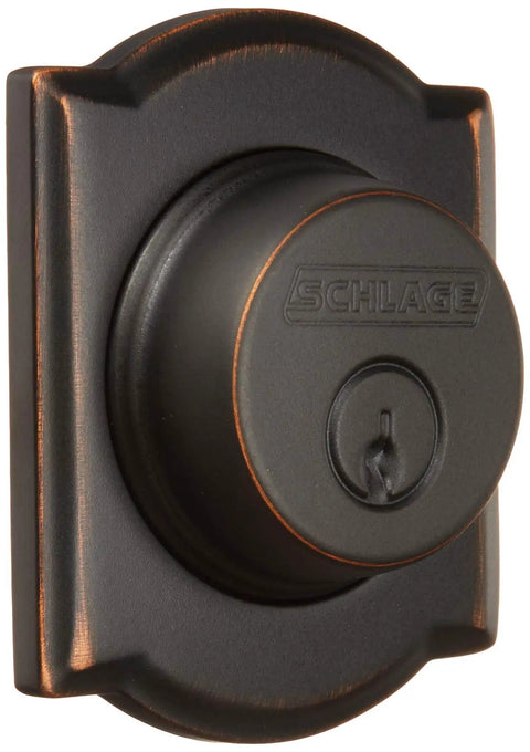 Camelot Inactive Handleset With Accent Left Handed Lever In Aged Bronze, Dummy Door Lockset Without Function, Easy Install