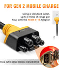 Drop The Standard 120 V Wall Adapter Right Into Your Tesla Gen Two Three Mobile Connector For Easy Home Charging On Model Three Y S X Road Trips With Zero Fuss Today, close-up of NEMA 5-15 adapter.