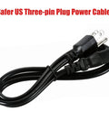 Plug And Play SATA IDE USB Two Point Zero Hard Drive Adapter Cable With External Power Supply black US power cable