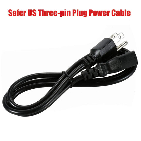 Plug And Play SATA IDE USB Two Point Zero Hard Drive Adapter Cable With External Power Supply black US power cable