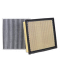 Engine Air Filter And Cabin Air Filter Kit For Toyota Camry Avalon Sienna Highlander And Lexus Non-Hybrid Models 2011-2020 With Odor Blocking Dual Protection And Easy Install, showing both filters side by side.