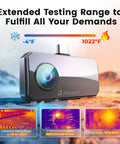 Thermal Camera For Android Smartphones With 512x384 TISR Resolution And 40mK Sensitivity 25Hz Frame Rate Ideal For Home And Automotive Leak Detection