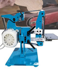 Heavy Duty Vertical And Horizontal Belt Sander With Brushless Motor, Tough As Nails Steel Frame For Wood And Metal Refinishing in blue.