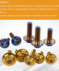 Ultimate 210-Piece Stainless Steel Fairing Bolt And Fastener Kit For Top Motorcycles Featuring Durable Clips Windscreen Screws Metric Bolts Nuts Torx Hardware Grommets Washers And Easy-Install Tools In Kickass Orange Color For Smooth Upgrades And Killer, showing bolts and screws.