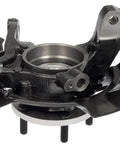 Front Left Wheel Bearing And Hub Assembly For 2011 Hyundai Sonata 2.4L showing detailed knuckle and pre-installed bearings.