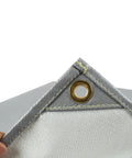 Corner grommet detail of Heavy Duty Welding Blanket 6x8 Ft Silicone Coated Fireproof Shield For Sparks And Flame Retardant Protection