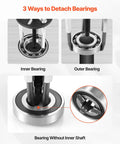 Beefy 21 In 1 Bearing Puller Set With Heavy Duty 3 Jaw Hooks for internal, external, and bearings without inner shaft removal.