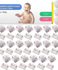 Magnetic Baby Cabinet Locks With Keys No Tools Needed Easy Install For Cabinets Drawers And Doors 20 locks and 3 keys set