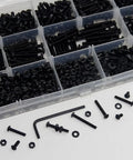 M3 Screw And Nut Hardware Kit With Washers And Hex Wrench, assorted M3 bolts and nuts for 3D printers, bed frames