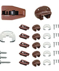 Straight Up Universal Drawer Slides Replacement Kit Five Pack, various clips and screws for Kenlin Rite Trak 168 cabinet hardware.