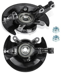 Front Left And Right Steering Knuckle And Wheel Bearing Hub Assembly For Honda Civic 1.7L L4 2003 2004 2005 Replacement For 698494 698495