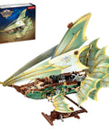 Transparent Wing Phantom Starship Build Kit Dope Futuristic Mechanical Design Steampunk Sci Fi Style Model Realistic