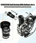Upgraded Drive Shaft Ball Bearing With Reinforced Bellows Assembly For Sea Doo 4 Tec Rxe Rxt Xps Models showing components and assembly details.