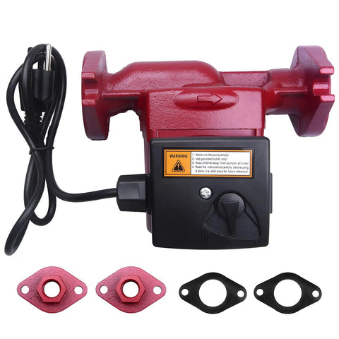 Top Shelf Straight Shooter Heavy Duty Water Circulator Pump Compatible With Grundfos Ups15 58Fc 115 Volt 3 Speed 1 25 Horsepower Nonsubmersible unit with wiring and fittings.