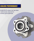 Rear Wheel Bearing And Hub Assembly Compatible With Lexus NX200t NX300 NX300h And Toyota RAV4 2006 To 2018 Rear AWD 5 Lug With ABS