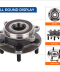 Front Wheel Hub Bearing Assembly Plug And Play Direct Fit Replacement For Mazda 6 2014 2019 And Mazda CX 5 2013 2022 with views.