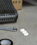 Top Shred Yardwe 100 Pcs Flexible White PVC Bolt End Caps Round Tube Protectors For Screw Thread Guarding And Snazzy Identification In Industrial Shop Jobs And Home Renos To Keep Threads Safe From Damage. White PVC bolt end caps beside a threaded metal rod on concrete