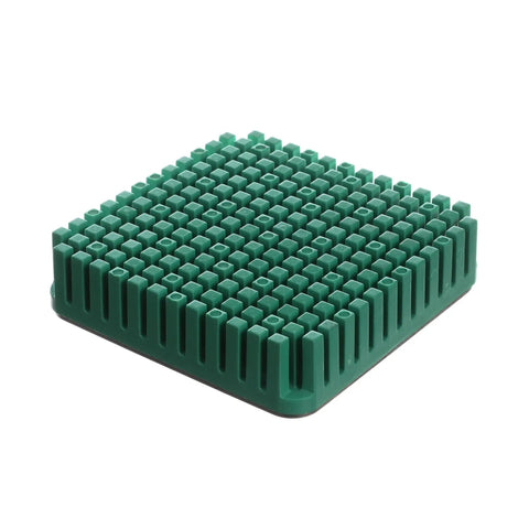 Professional Grade Commercial Kitchen Push Block Half Inch Green Genuine Oem Replacement Part Built Ridiculously Tough And Handles Daily Prep Without Breaking A Sweat, textured grip side view.