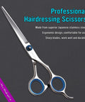 6.5 Inch Hair Cutting Scissors Set For Home And Salon Salon Ready Pro Grade Japanese Stainless Steel Razor Shears
