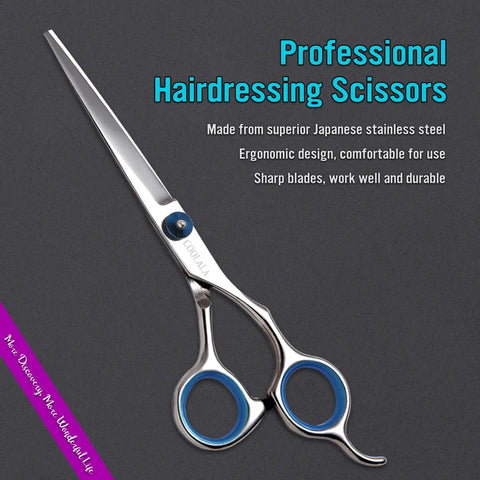 6.5 Inch Hair Cutting Scissors Set For Home And Salon Salon Ready Pro Grade Japanese Stainless Steel Razor Shears