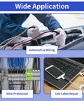 Pro Grade Heat Shrink Tubing Kit With 7 Sizes And 420 Pcs, 3 To 1 Shrink Ratio for automotive wiring, wire protection, USB repair