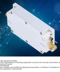 Programmable Power Signal Conditioner Featuring Forty Db Gain And Heavy Duty Aluminum Alloy Housing For Rock Solid Transmission Optimization and Top Shelf Performance and Hassle Free Calibration, compact design.