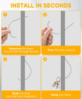 How to install 40 Pack Picture Hangers Super Hooks For Drywall No Tools Needed Holds Up To 100 Lbs Silver Finish Heavy Duty Design