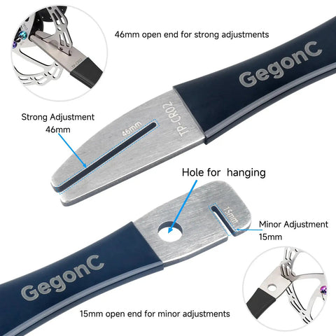 Disc Rotor Truing Fork Tool Kit For Bicycle Brake Pad Alignment And Rotor Calibration Heavy Duty Steel Rotor Adjustment Tool