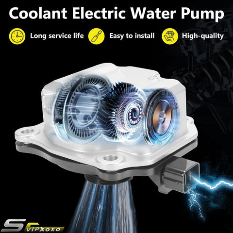 Direct Swap Electric Coolant Water Pump Keep Your Daily Runner Frost Free For 2018 To 2023 Toyota Camry RAV4 Avalon Highlander Sienna Venza And Lexus ES NX 2.5L L4 Gas Engine No Sweat Replacement, showcasing the internal mechanism.