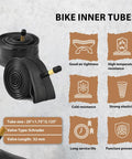 20x2.125 Inch Mountain Bike Tire Set 2 Pack Folding Tires With Inner Tubes Schrader Valves And Tire Levers ETRTO 57-406 display