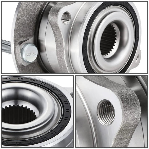 Front Wheel Bearing Hub Assembly Direct Fit for Hyundai Sonata 2015 2019 Tucson 2016 2021 Veloster 2019 Cadenza 2017 2020 Optima 2016 2020 Sportage 2017 2022 Beefed Up Replacement OEM Quality Replaces 513374 51750 C1000 close-up