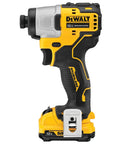 Compact 12V Max Cordless Impact Driver Kit Featuring A Brushless Build And Quarter Inch Quick Swap Chuck for precision jobs.