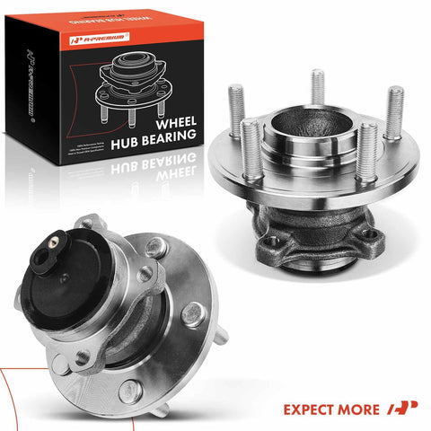2 Pack Rear Wheel Bearing And Hub Assembly For Mazda 3 2004 2013 3 Sport 2009 2013 And 5 2006 2010 2012 2017 5 Lug Compatible