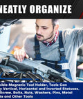 Flexible PVC Magnetic Tool Mat Set With Three Pad Sizes 12.8 By 9.64 Inches 12.8 By 4.1 Inches And 4.33 By 4.33 Inches For Holding Screws Nuts Bolts And Sockets On Hoods Toolboxes And Metal Surfaces In Garage Or Auto Repair, mechanic on car hood