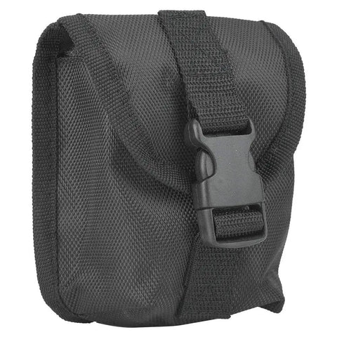 Black Diving Weight Bag For Scuba Gear With Quick Release Buckle Oxford Cloth Construction Spare Weight Pocket