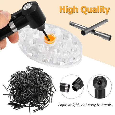 Electric Pigment Mixer Kit For Tattoo Ink With 100 Mixing Sticks Compact Black Mixer Machine For Pros In The Tattoo Shop High Speed Performance Sanitary Clean Workflow For Long Tattoo Sessions, black mixer on ink cup tray