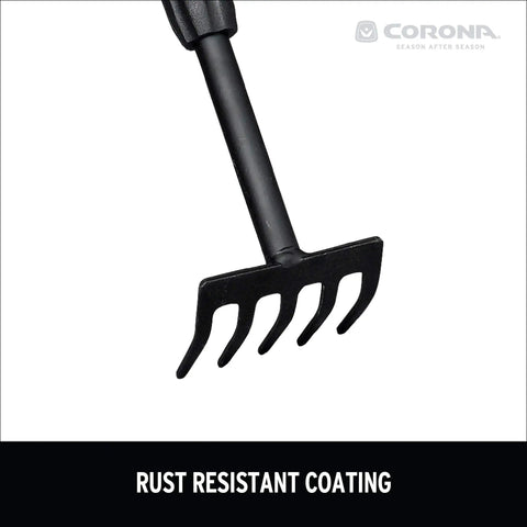 Extendable Handle Garden Cultivator With Adjustable Shaft From 18 To 32 Inches Bright Yellow Steel Tines rust resistant