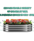 Beefed Up Round Galvanized Metal Planter Kit For Raised Garden Bed 2x2x1ft Outdoor Box In Black With No Sharp Edges And Weatherproof Durability
