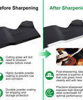 42 Inch Mower Blades For Craftsman LT1000 LT2000 T110 Zero Turn Riding Mower Replacement 138971 532138971 before and after sharpening
