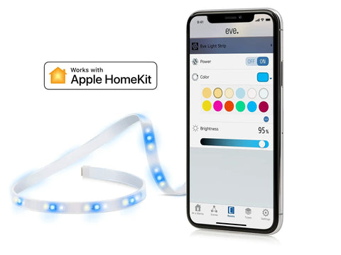 Smart LED Light Strip With Full Color Spectrum And White 1800 Lumens Adaptive Lighting Works With Siri And HomeKit On iPhone