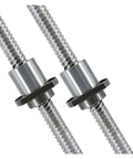 Heavy-Duty 20Mm Large Lead Ball Screw Kit With DSG Nut Housing And BKBF End Support Perfect For CNC Router Builds That Need Precision Motion And Low Friction Control Without Wasting Energy, two screws