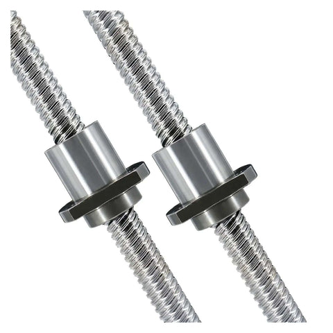 Heavy-Duty 20Mm Large Lead Ball Screw Kit With DSG Nut Housing And BKBF End Support Perfect For CNC Router Builds That Need Precision Motion And Low Friction Control Without Wasting Energy, two screws