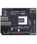 High Current Arduino Motor Shield Hat With PCA9685 Servo Driver I2C Control PS2 Interface shown flat on white background