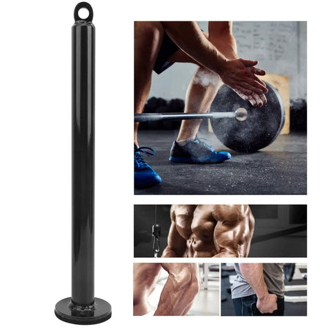 Heavy Duty Barbell Loading Pin For Diy Gym Setup Steel Weight Pin With Non Slip Sponge Base 250 Lb Capacity 12.6 Inch Length Ideal
