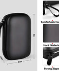 Durable Grab And Go Carrying Case For T7 And T7 Touch Portable SSD 500GB 1TB 2TB USB 3.2 External Solid State Drive Travel Organizer