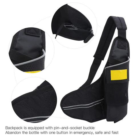 Heavy Duty Diving Oxygen Cylinder Bag With Quick Dry Fabric Reflective Strips For Night Safety Waterproof Tank Carrier Case